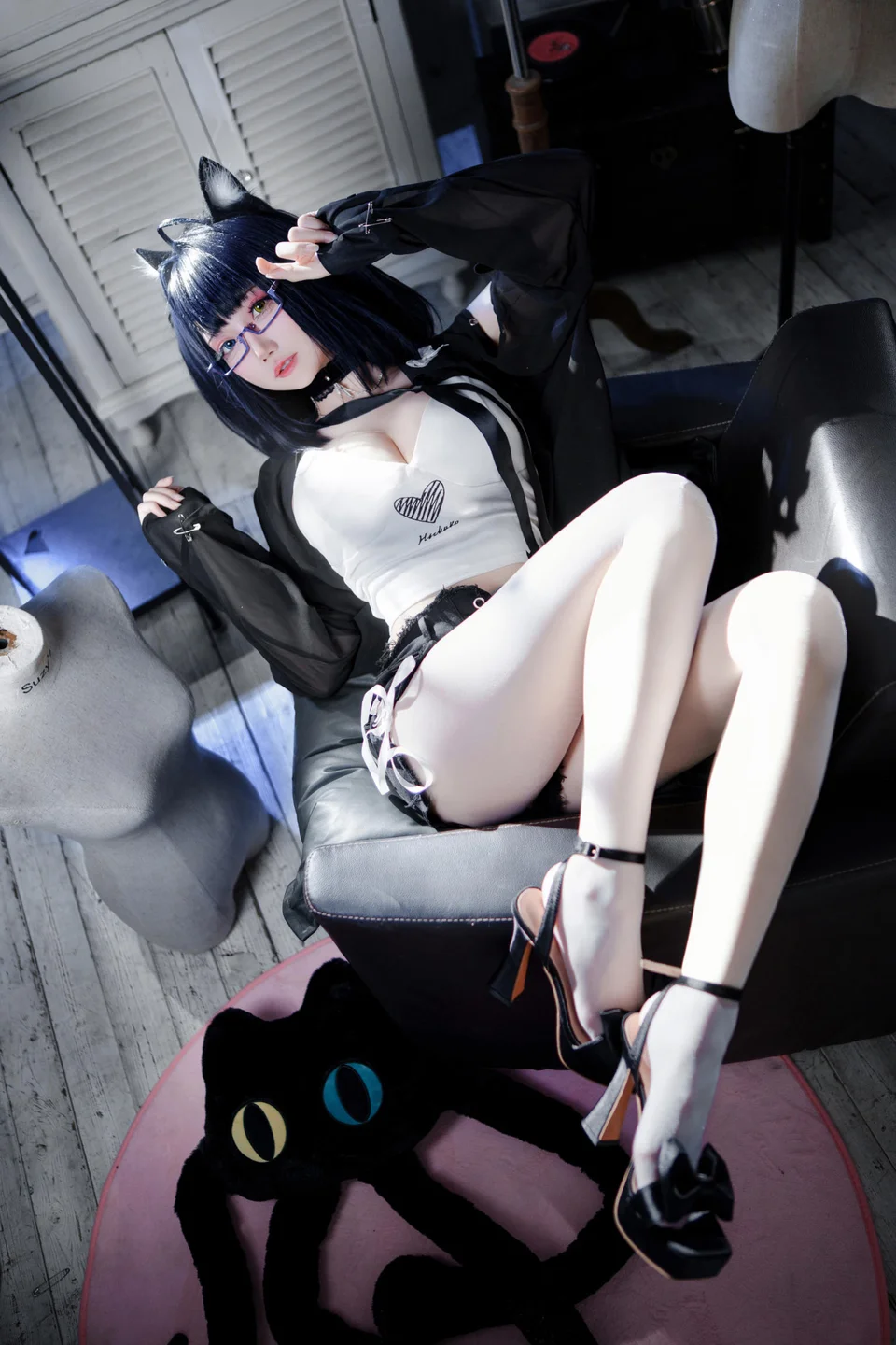 焖焖碳 - 黑茶子 [22P-286MB] tg@simisebaisi 【丝足阁】018.webp